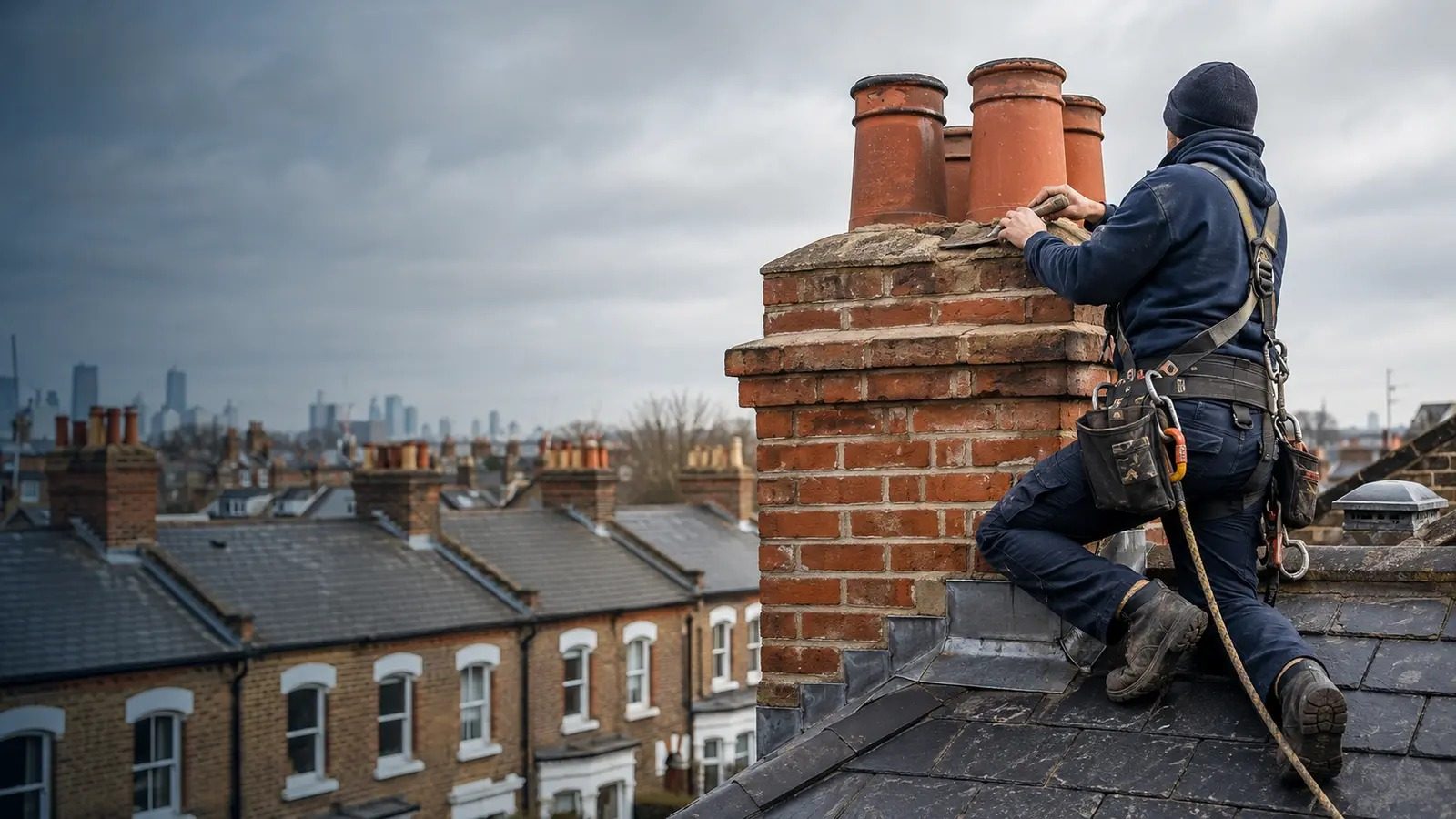 Chimney & Flashing work on a UK home - photo 4