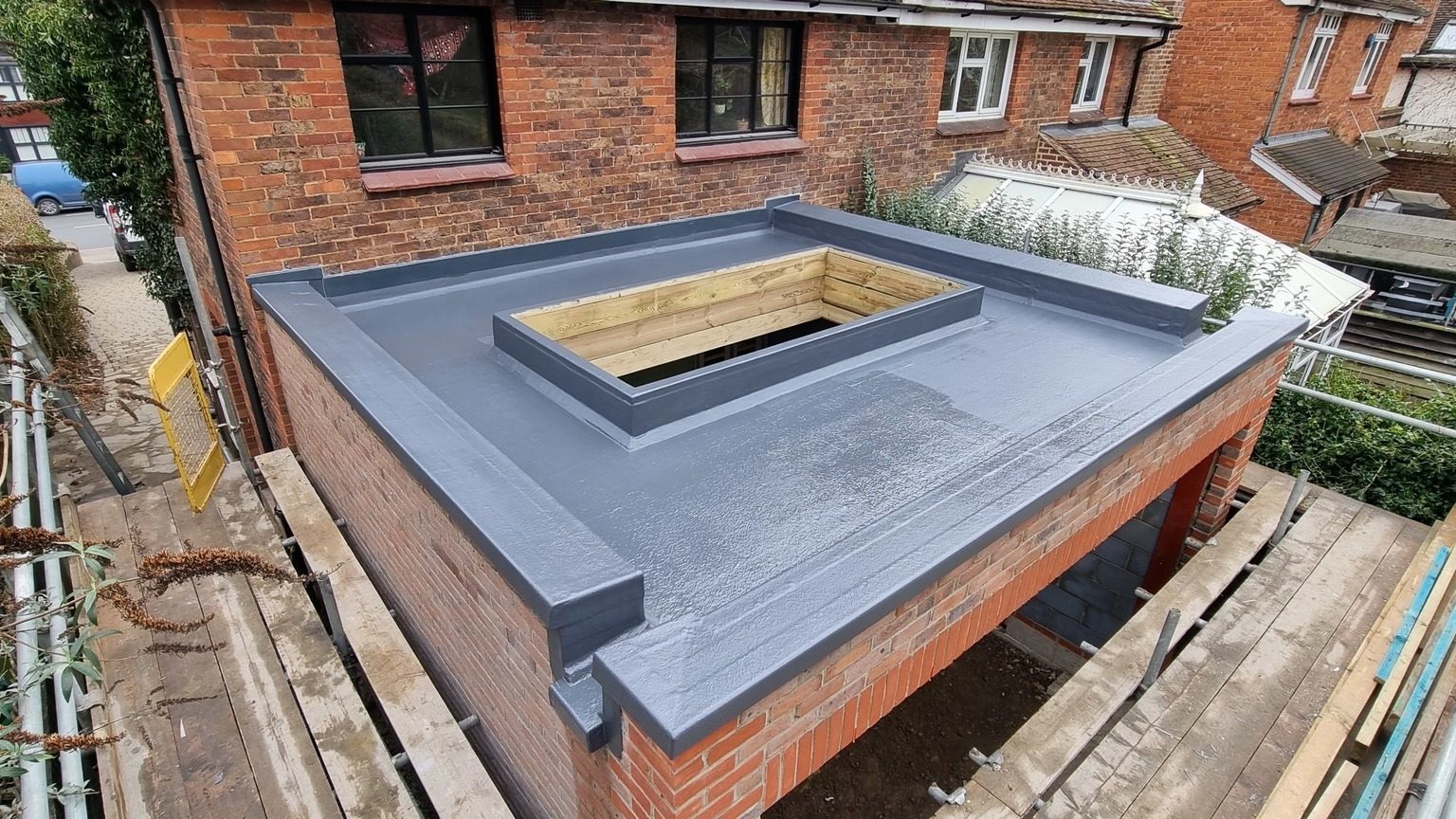 Flat Roofing work on a UK home - photo 2