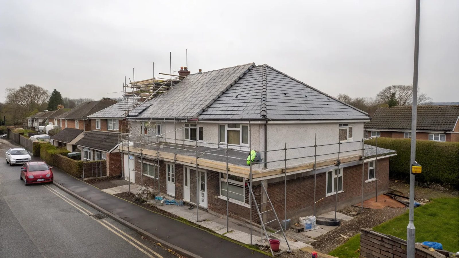 Pitched Roofing work on a UK home - photo 6